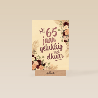 Al 65 jaar gelukkig met elkaar