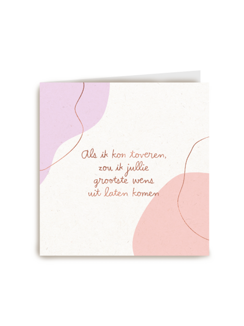 moederdag kaart als ik kon toveren