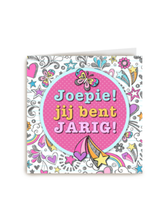 cirkel joepie jij bent jarig