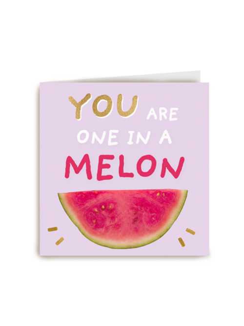 Bedankt kaart You are one in a melon