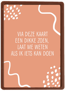 laat me weten als ik iets kan doen kaart