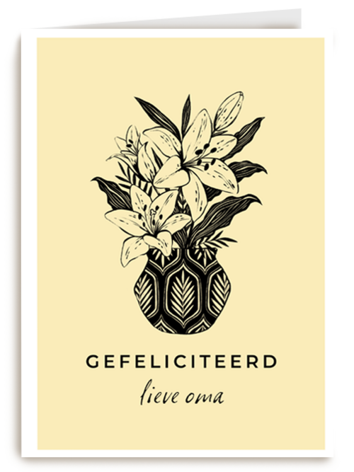 een mooie bos bloemen voor een mooie jarige
