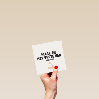 beterschap kaart maak er het beste van