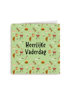 vaderdag kaart heerlijke vaderdag