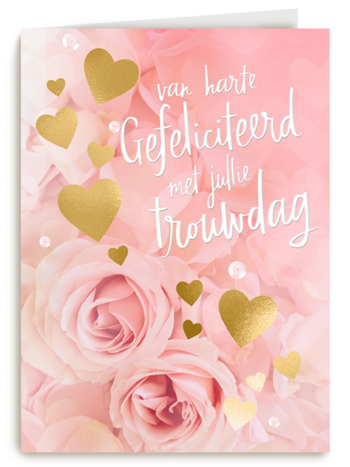 Van harte gefeliciteerd met jullie trouwdag