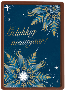 zakelijke nieuwjaarskaart met eigen logo