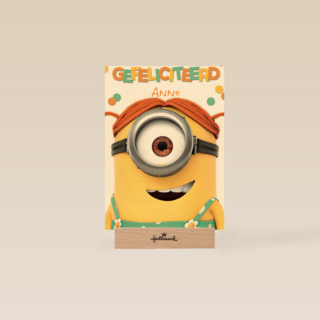 Despicable Me minion carl meisje gefeliciteerd