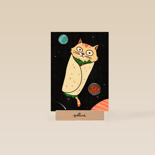 Grappige verjaardagskaart Purrito