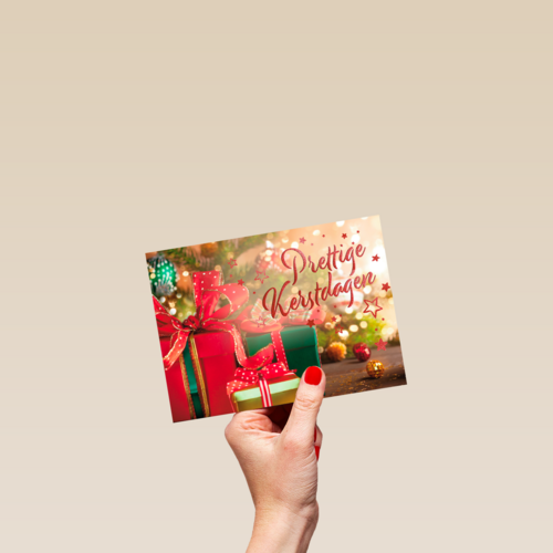 Prettige kerstdagen kerstcadeau