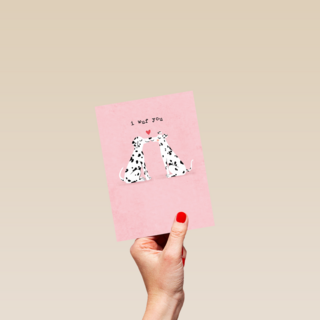Valentijnskaart Grappig I wuf you