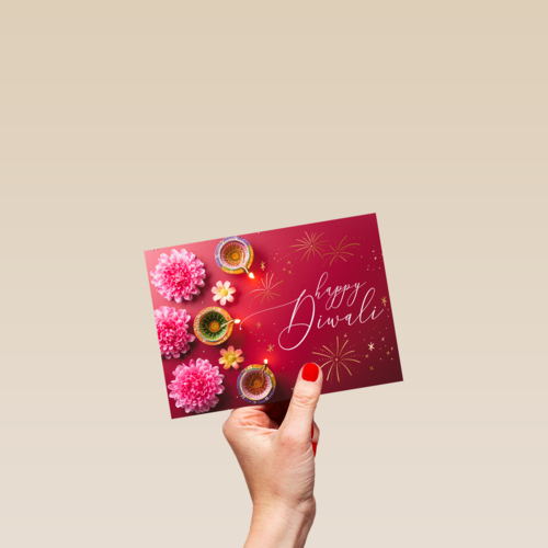 Happy Divali bloemen