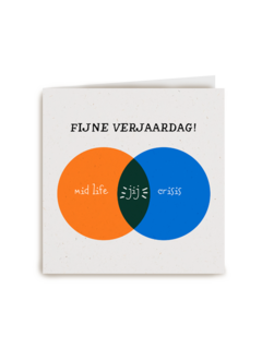 Fijne verjaardag venn diagram midlife crisis