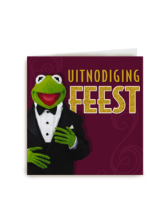 kermit uitnodiging feest