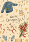 kerstkaart matia studio warme kerstgroetjes