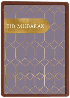 suikerfeest kaart stijlvol eid mubarak