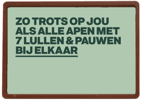 andC Zo trots op jou