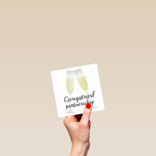 drankjes voor jullie geregistreer partnerschap