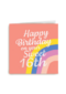 happy birthday 16 met deze regenboog