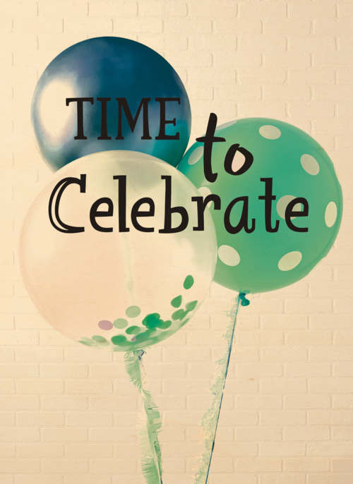 verjaardag man hip time to celebrate