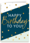 Verjaardagskaart man hip Happy Bday to you