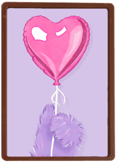 Hart Ballon Fluffy hand