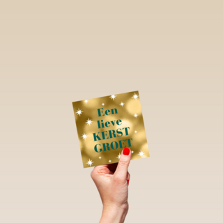 kerstkaart hip een lieve kerstgroet