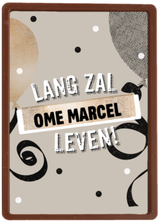 een verjaardagskaart met ballonnen