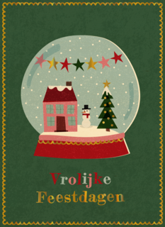 Kinderpostzegels - Snowglobe