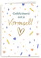 Gefeliciteerd vormsel confetti
