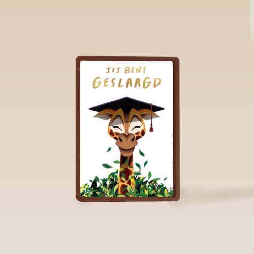 Folio geslaagd kaart giraf