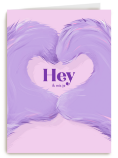 Ik mis je Fluffy Hands