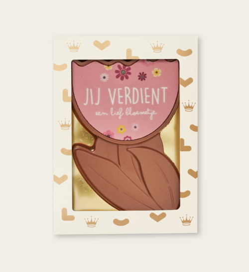 Chocolade Bloem Jij Verdient Een Bloemetje