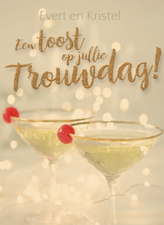 huwelijksjubileum een toost op jullie trouwdag