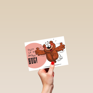 funny mail this is a paper hug