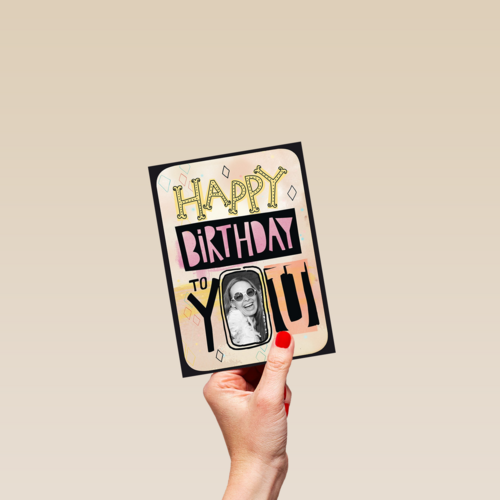 happy birthday met foto in de o