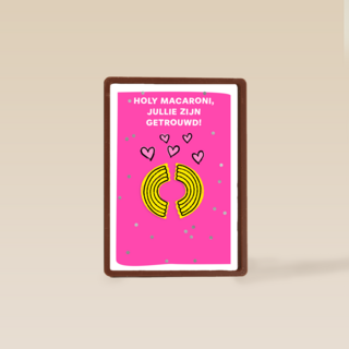 Holy macaroni jullie zijn getrouwd