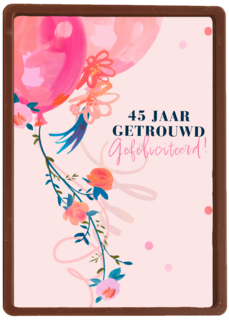 45 jaar getrouwd gefeliciteerd ballonnen