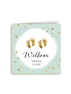 geboorte meerling welkom lieve zoontjes