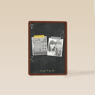 fotokaart wij zijn verhuisd kom je een keertje langs zwart geel