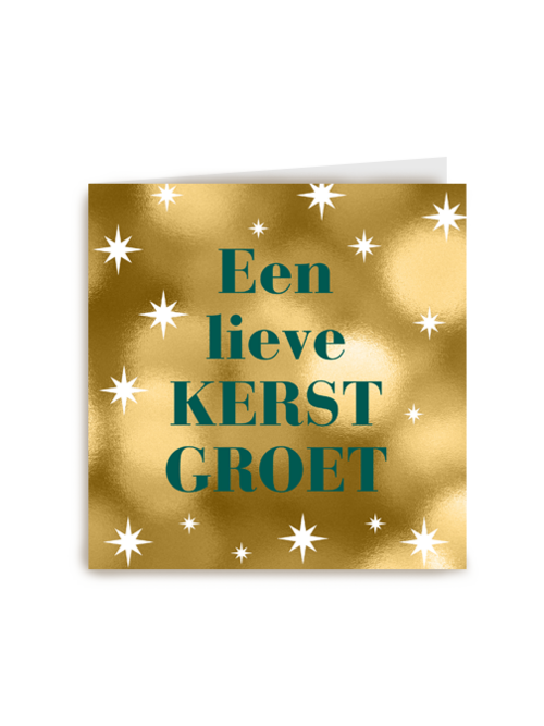 kerstkaart hip een lieve kerstgroet