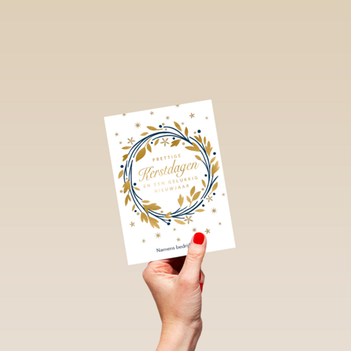 Stijlvolle zakelijke kerstkaart