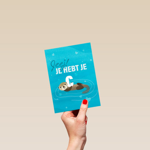 zwemdiploma kaart jeej je hebt je c