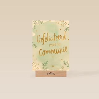 Gefeliciteerd met je communie Groen