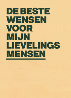 Beste wensen lievelingsmensen AndC