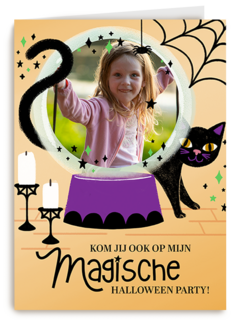 Magische Halloween uitnodiging