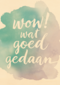 watercolor wow wat goed gedaan
