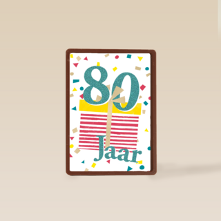 verjaardagskaart man vrouw 80 jaar