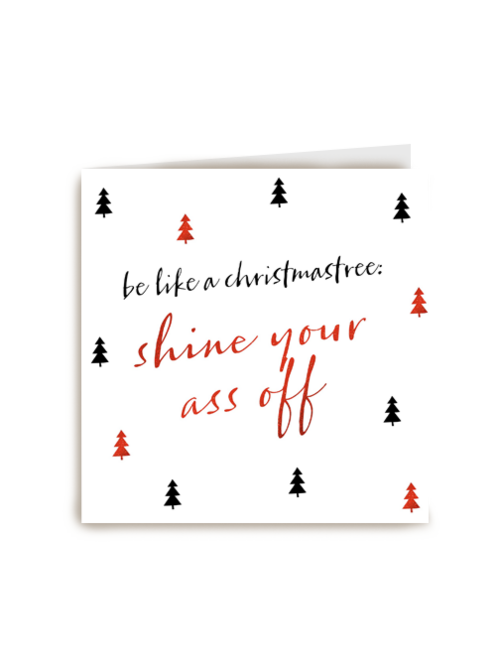 Kerstkaart grappig Be like a Christmastree