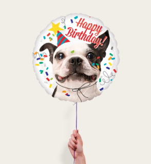 Ballon Hond Happy Birthday Multi