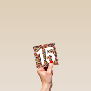 prodo design 15 jaar confetti woohoo